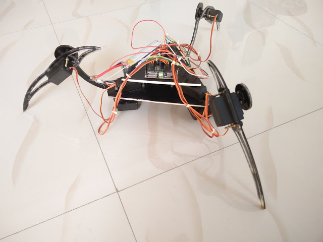 Tripod Using Arduino and Servo Motors – 3 Legged Robot