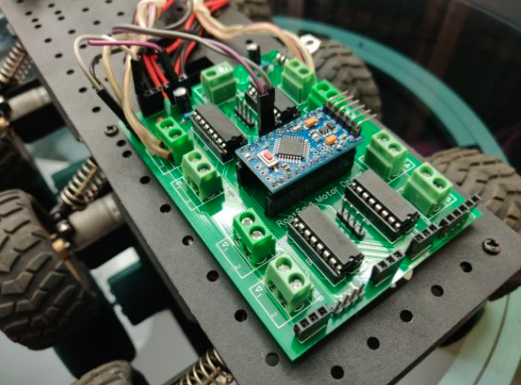 Arduino Motor Shield PCB V1 | 4 Motors at Once