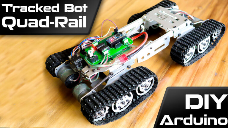 Arduino Tracked Robot using HC12 Wireless Module