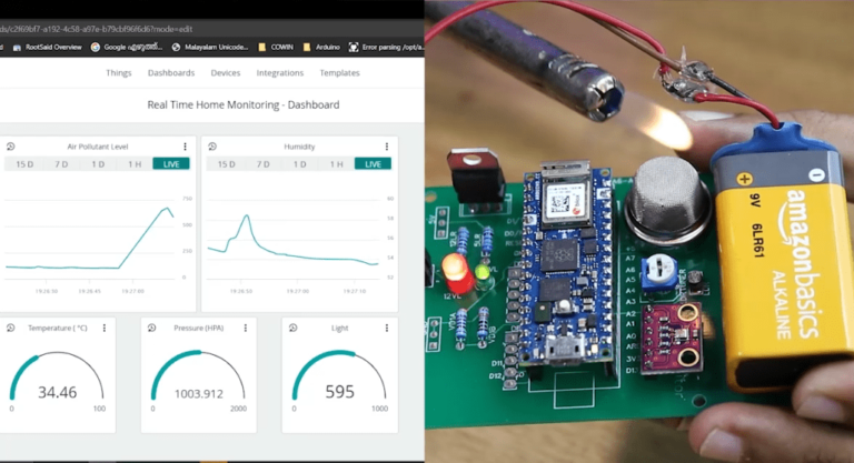 DIY Arduino Based Home Monitoring System to Take Care of Elders