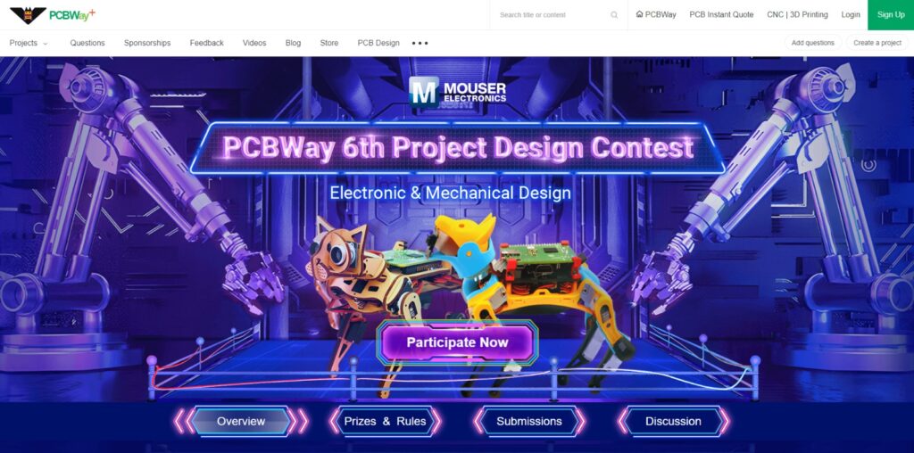 PCBWay 6th Project Design Contest